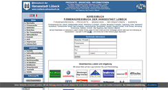 Desktop Screenshot of luebeck-adressbuch.de